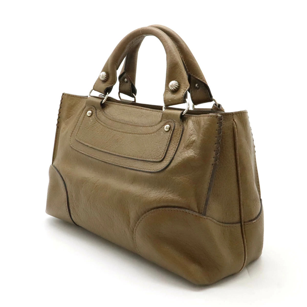 Celine Brown Boogie Bag Handbag Leather Brown